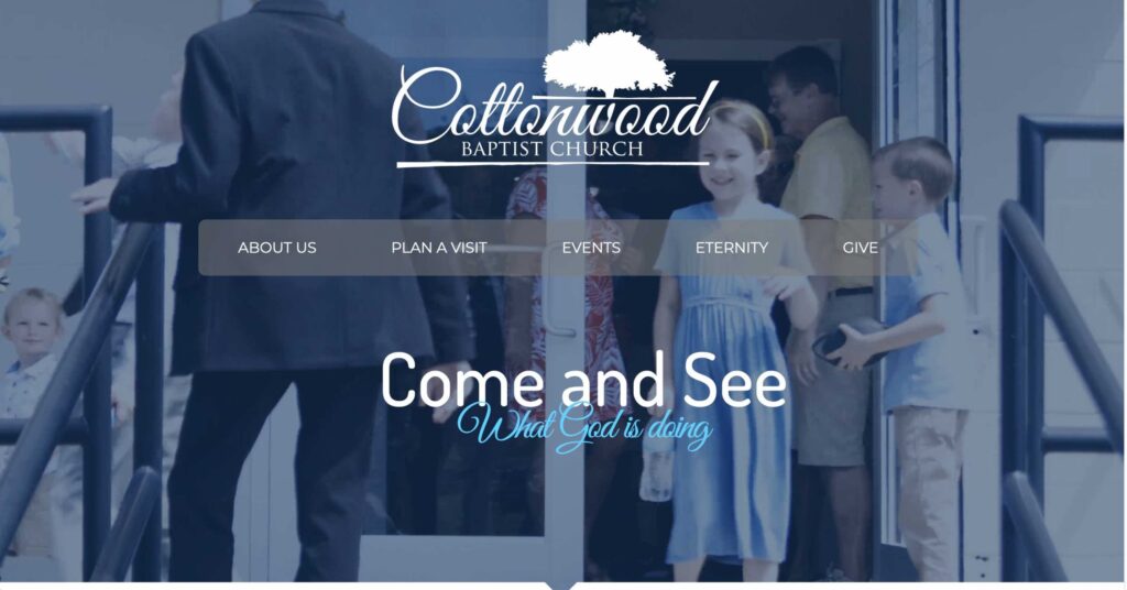 Cottonwood Baptist Church website