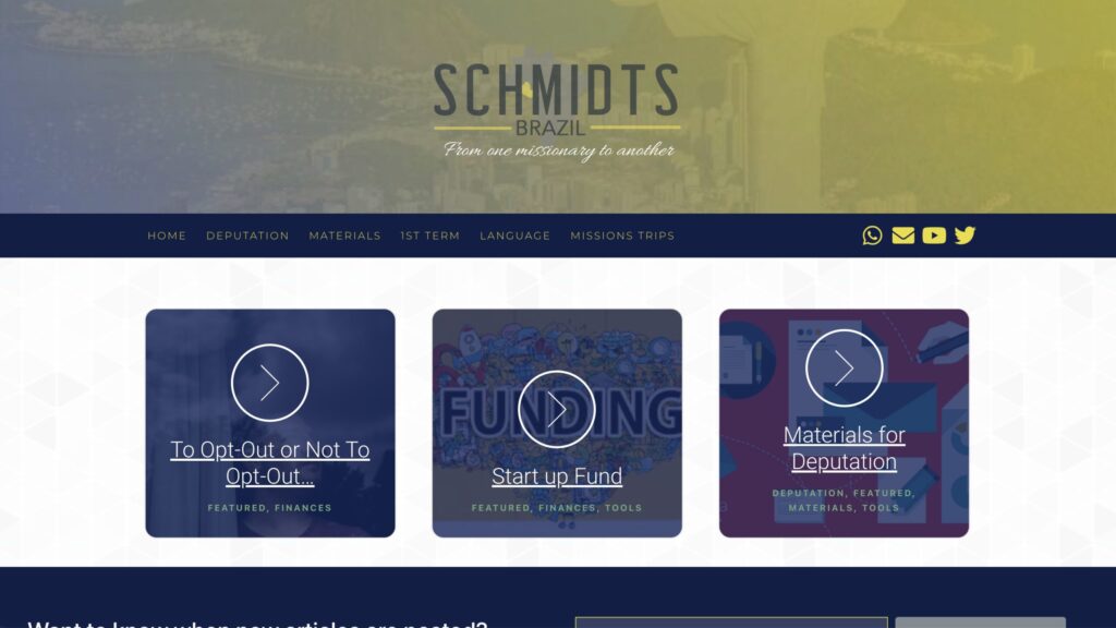 Brazil Ministry website