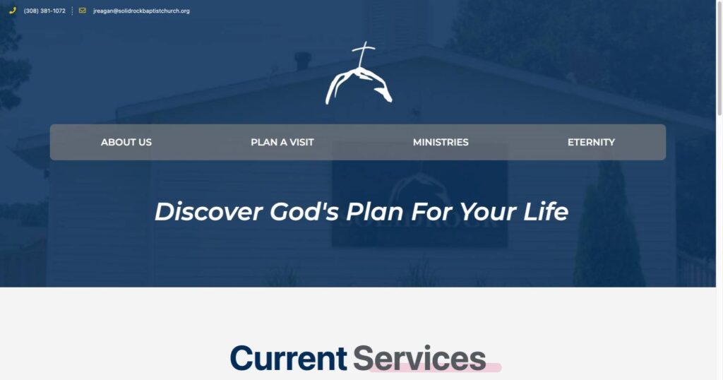 Solidrock Baptist Church website