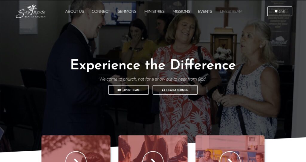 Southside Baptist Church website