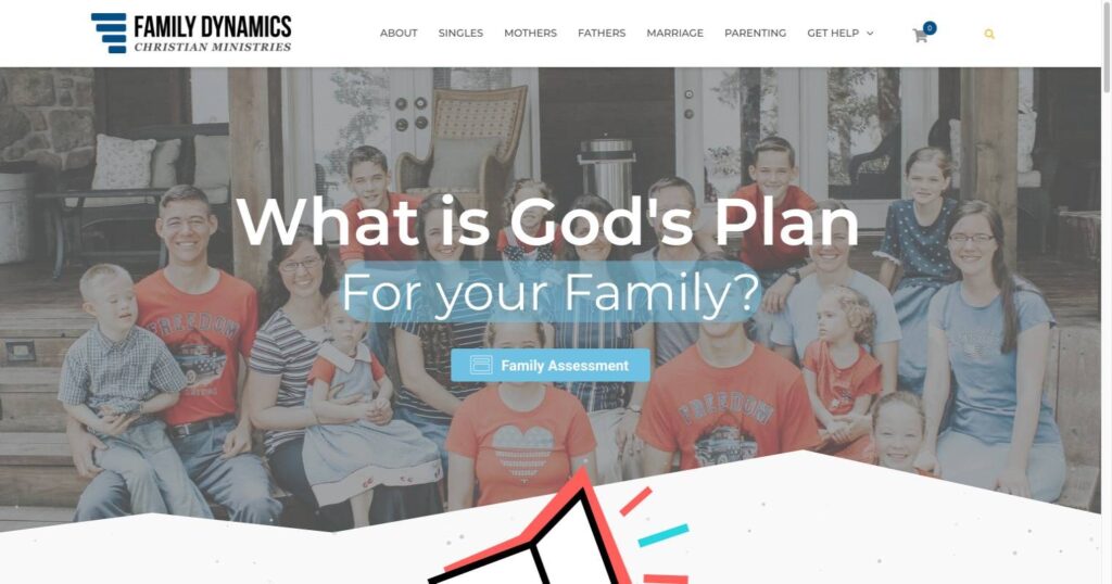 Family Dynamics Christian Ministry website