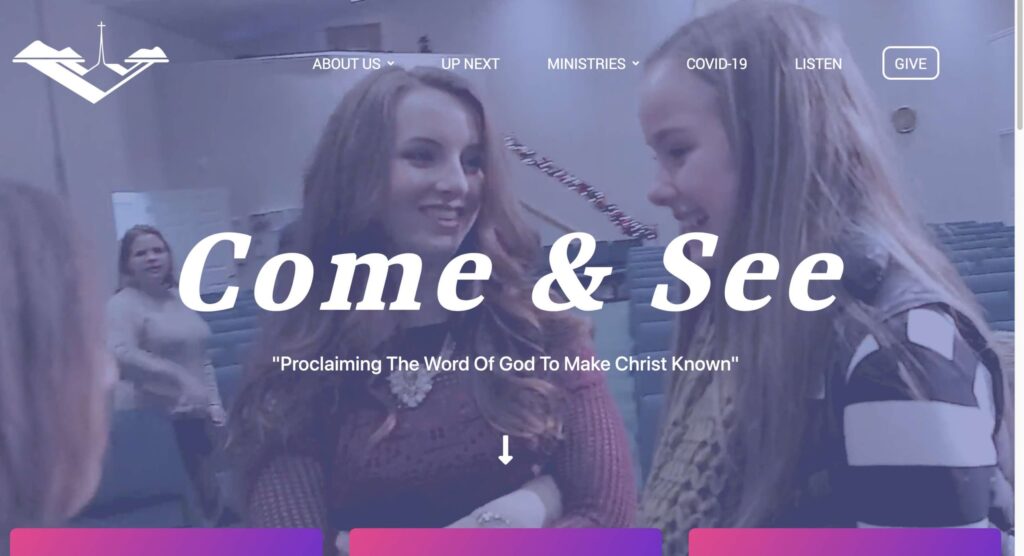 Woodinvalley Baptist Church website